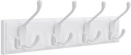 SONGMICS Wall hanger white, triple hooks 11 × 40 × 7 cm - Coat Hanger