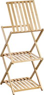 KESPER Bathroom shelf foldable bamboo 39 × 32 × 67 cm - Bathroom Shelf