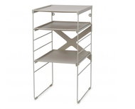 JOSEPH JOSEPH Adjustable shoe rack Level 55008, ecru - Shoe Rack