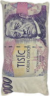 4sleep Decorative pillow banknote 1000 CZK 28 × 53 cm - Pillow