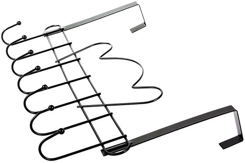 Verk 27217 Závěsný věšák na dveře 46 cm 7 háčků, černý - Coat Hanger - Main image