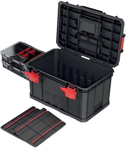 Prosperplast Tool case with 2 dividers and organisers 53 × 35,5 × 31 cm - Tool Case - Main image