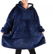 LEVENTI TV hoodie / blanket with hood blue - Wearable Blanket