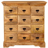 LAKŠMI Guru chest of drawers 90 × 90 × 45 cm in solid mango wood - Chest of Drawers