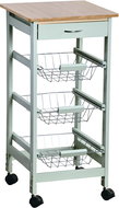 Kesper Mobile kitchen shelf mint 36 × 36 × 77 cm - Cart