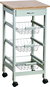 Cart Kesper Mobile kitchen shelf mint 36 × 36 × 77 cm - Vozík