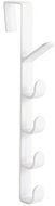 APT Víceúrovňový koupelnový věšák na dveře bílý - Bathroom Hook