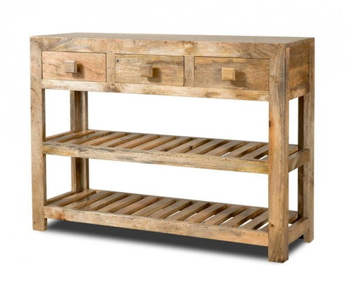 LAKŠMI Hina console table 130 × 76 × 35 cm made of mango wood - Console Table - Main image