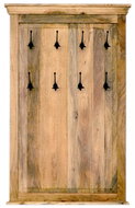 LAKŠMI Věšák Guru s 8 háčky 90 × 140 × 2,5 cm z masivu mango - Věšák