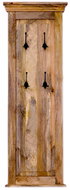 LAKŠMI Věšák Guru se 4 háčky 50 × 140 × 2,5 cm z masivu mango - Věšák