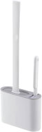 Pronett XJ5340 Silicone Toilet Brush 2 in 1, light grey - Toilet Brush