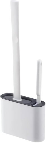 Pronett XJ5340 Silicone Toilet Brush 2 in 1, dark grey - Toilet Brush - Main image