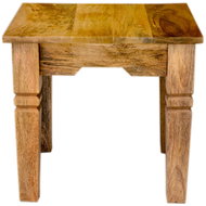 LAKŠMI Guru coffee table 45 × 40 × 45 cm in mango wood - Mango Natural - Side Table