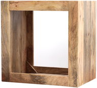 LAKŠMI Hina 50 × 50 × 35 cm mango wood coffee table - Mango Natural - Side Table