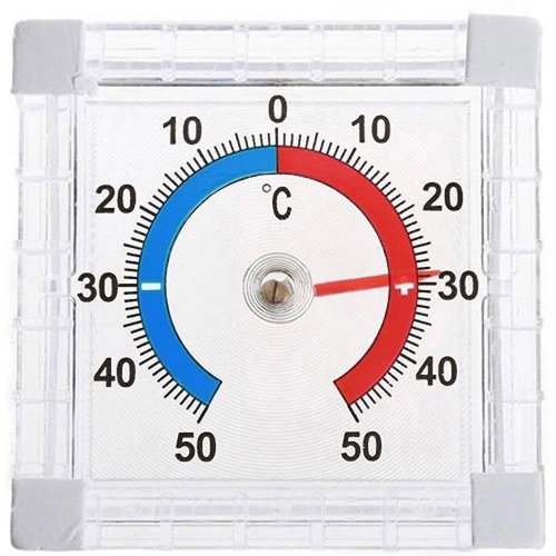 Foxter 0842 Self-adhesive outdoor thermometer for window trasnparent - Outdoor Thermometer - Main image