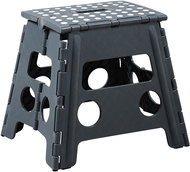 Kesper Folding stool grey/white - Stool