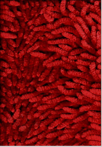Eurofirany Bathroom rug 75 × 150 cm Shaggy red - Bath Mat - Main image