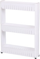 DOCHTMANN Bathroom shelf - narrow, white, plastic, 54 × 72 × 12 cm - Shelving Unit