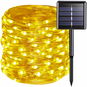 Světelný řetěz Gardlov 24007 Světelný řetěz solární, 150 LED, IP44, 15 m, teplá bílá - Světelný řetěz