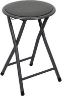 DOCHTMANN Folding chair grey 30 × 45 cm - Stool