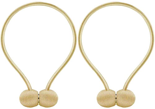 Verk Decorative curtain clips 2 pcs - gold - Curtain Tie Back - Main image