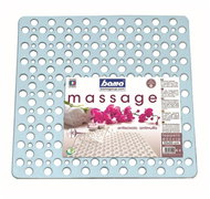 BAMA Anti-slip shower mat Doccia, blue - Non Slip Bath Mat