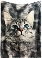 Excellent Microplush warm blanket grey 150 × 200 cm - Cat - Blanket