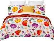 Excellent 3-piece bedding set 135 × 200 cm - Colored pumpkins - Bed Linen