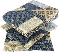 Euromat Přehoz na postel 220 × 240 + 2× 40 × 40 cm - Tavira patchwork - Přehoz na postel