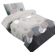 Jahu Linen French microfiber 220 × 200 + 2× 70 × 90 cm - Pompas beige - Bed Linen