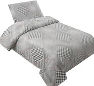 Jahu Linen French microfiber 220 × 200 + 2× 70 × 90 cm - Cesare grey - Bed Linen