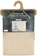 DOCHTMANN Shower curtain PVC 180 × 200 cm beige pattern - Shower Curtain