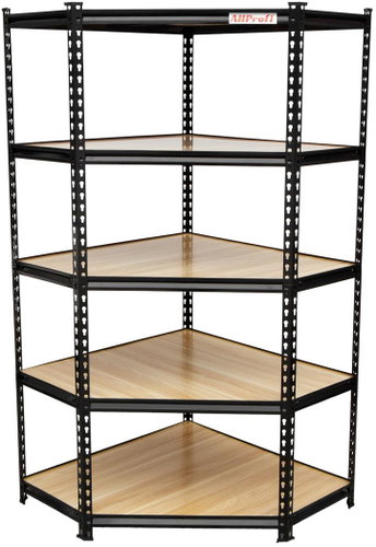 AHProfi Corner shelving unit, 5 shelves, 90 × 90 × 183 cm - Shelving Unit - Main image