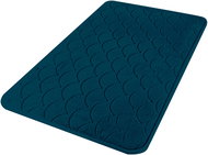DOCHTMANN Bathroom mat 50 × 120 cm rectangle blue wool motif - Bath Mat