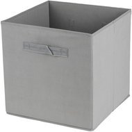 DOCHTMANN Corduroy storage box, grey 31 × 31 × 31 cm - Storage Box