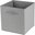 Corduroy storage box, grey 31 × 31 × 31 cm