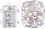 Battery operated Christmas micro chain 10 m (100 led) - cold white - Light Chain