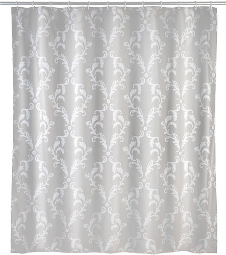 WENKO Shower curtain, textile, Baroque, 180 × 200 cm - Shower Curtain - Main image