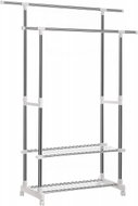 Songmicks Clothes rack, with shoe rack white - Coat Hanger