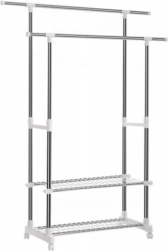 Songmicks Clothes rack, with shoe rack white - Coat Hanger - Main image