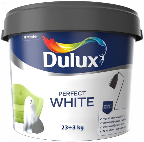 Akzo Nobel Dulux Perfect White 23 + 3 kg - Wall Paint - Main image