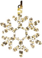 Christmas LED snowflake 39 cm, warm white - Christmas Lights