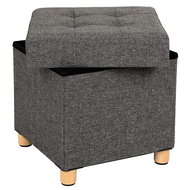 Houseland Taburette Rothike dark grey - Ottoman