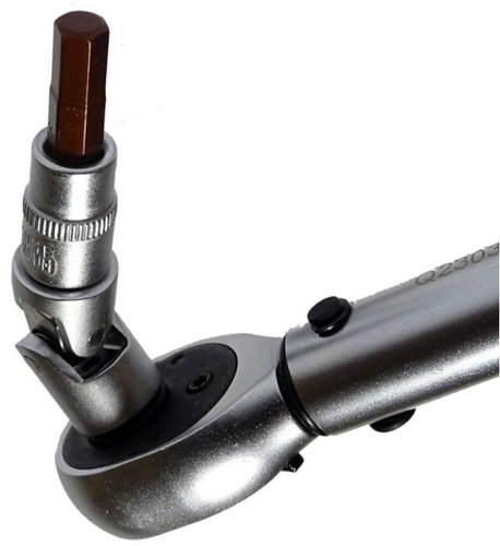 Quatros Torque wrench 2-15 Nm 1/4" with certificate + sockets QS59002 - Torque Wrench - Main image