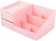 Verk 01656 Přehledný organizér na kosmetiku růžový - Makeup Organiser