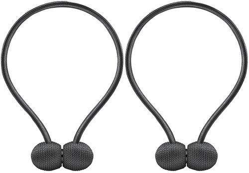 Verk 01848 Magnetic curtain clip 2 pcs black - Curtain Tie Back - Main image