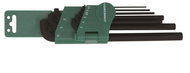 Jonnesway H03SS109S extra long H 1,5 - H 10 mm - Hex Key Set