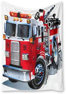 Excellent Micro plush warm blanket 130 × 150 cm Fire truck - Blanket