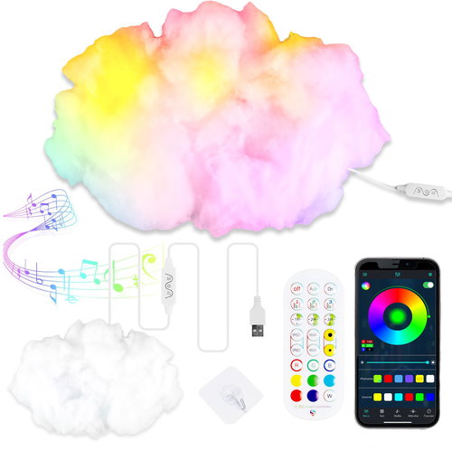 Aga Viharos felhő RGB LED világítással Fő fotó Aga Viharos felhő RGB LED világítással - Fényprojektor - Fő fotó