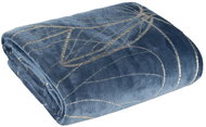 Eurofirany Microfiber blanket Lili 2, 150 × 200 cm, dark blue - Blanket